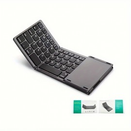 Three Fold Touchpad Keyboard.Comfortable Frosting Feel, Practical Touch Pad, Light Weight And Thin Thickness, Three System Compatibility, Using Imported Chips.Three Fold. Easy To Carry.