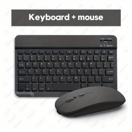 Wireless Keyboard Mouse Set, Mini Portable, Silent Keyboard FCharging, Suitable For IPad, Tablet, Laptop, Office Computer Keyboard