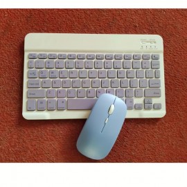 Wireless Keyboard Mouse Set, Mini Portable, Silent Keyboard FCharging, Suitable For IPad, Tablet, Laptop, Office Computer Keyboard