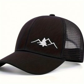 Trendy Embroidery Truck Driver Cap Peaked Cap Outdoor Hip-hop Skateboard Hat Net Red Baseball Cap, Ideal choice for Gifts