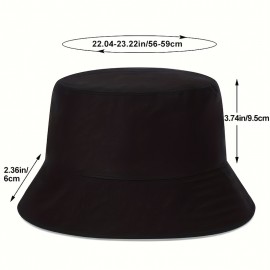 1pc Men's Leaf Bucket Hat