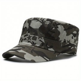 Outdoor Camouflage Cap For Fashionable Sports With Breathable Shade For Jungle Adventure