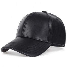 1pc Men's PU Leather Baseball Cap, Ideal Choice For Gifts