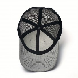 1pc Fashionable Outdoor Fishing Hat Printed With The Letters DAD DADDY Pattern, Suitable For Father's Day Gifts And Casual Wear