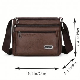 Men's Simple Casual Crossbody Bag Outdoor Wear-resistant Shoulder Bag