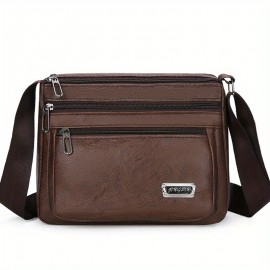 Men's Simple Casual Crossbody Bag Outdoor Wear-resistant Shoulder Bag