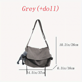 Canvas Vintage Casual Messenger Bag Travel Shoulder Men's Bag