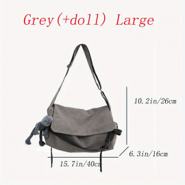 Canvas Vintage Casual Messenger Bag Travel Shoulder Men's Bag