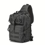 1pc Men's Shoulder Backpack, Nylon Casual Sling Bag