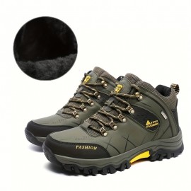 Men's Fashion Hiking Boots, Lightweight Wear-resistant Non-slip Durable Comfortable Boots For Outdoor Hiking Trekking Camping