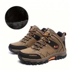 Men's Fashion Hiking Boots, Lightweight Wear-resistant Non-slip Durable Comfortable Boots For Outdoor Hiking Trekking Camping