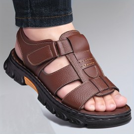 Men's Wear-resistant Non-Slip Sandals, Quick-Drying Comfy Slides, Beach Shoes, Summer