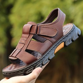 Men's Wear-resistant Non-Slip Sandals, Quick-Drying Comfy Slides, Beach Shoes, Summer