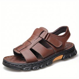 Men's Wear-resistant Non-Slip Sandals, Quick-Drying Comfy Slides, Beach Shoes, Summer