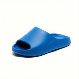 Men's Fashion Slides, Casual Non Slip Slippers, Open Toe Shoes For Indoor Outdoor Beach Shower, Spring And Summer