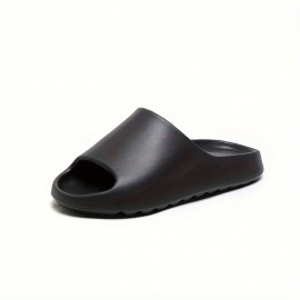 Men's Fashion Slides, Casual Non Slip Slippers, Open Toe Shoes For Indoor Outdoor Beach Shower, Spring And Summer