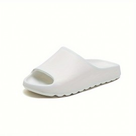 Men's Fashion Slides, Casual Non Slip Slippers, Open Toe Shoes For Indoor Outdoor Beach Shower, Spring And Summer