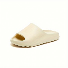 Men's Fashion Slides, Casual Non Slip Slippers, Open Toe Shoes For Indoor Outdoor Beach Shower, Spring And Summer