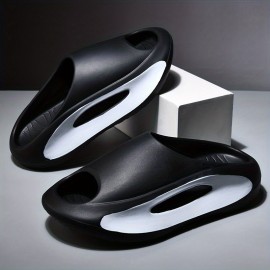 Unisex Casual Open Toe Slides, Durable Slip On Shoes, Platform Shoes, House Shoes, Spring And Summer