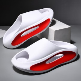 Men's Fashion EVA Slides, Casual Non Slip Slippers, Open Toe Beach Shoes For Indoor Outdoor Walking, Spring And Summer