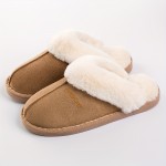 Men's Warm Cozy Plush Non-slip Slippers, Comfy House/Home Shoes, Winter