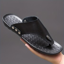 Men's Summer Rome Flip Flop Beach Sandals Comfortable T-Strap Open Toe Slipper Men Slippers