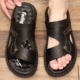 Men's Lightweight Non-Slip Sandals, Quick-Drying Comfy Beach Shoes, Summer