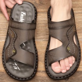 Men's Lightweight Non-Slip Sandals, Quick-Drying Comfy Beach Shoes, Summer