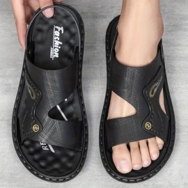 Men's Lightweight Non-Slip Sandals, Quick-Drying Comfy Beach Shoes, Summer