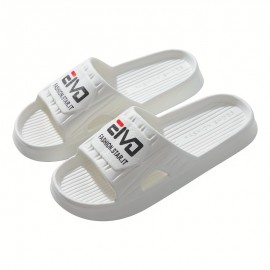 Men's Slides Sandals,  Hollow Out Comfortable Lightweight Non Slip Shower Bathroom Beach Water Shoes, Spring And Summer