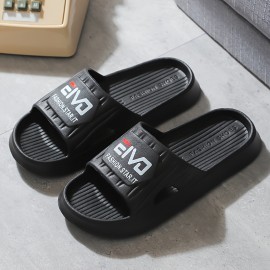 Men's Slides Sandals,  Hollow Out Comfortable Lightweight Non Slip Shower Bathroom Beach Water Shoes, Spring And Summer