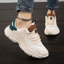 Women's Breathable Mesh Sneakers, Comfortable Low Top Lace Up Shoes, Women's Fashion Walking Shoes