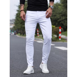 Men's Casual Classic Design Skinny Jeans