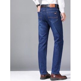 Men's Semi-formal Stretch Jeans For Business