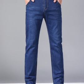 Men's Semi-formal Stretch Jeans For Business