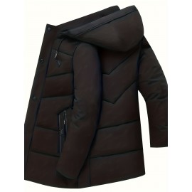 Men's Warm Thick Hooded Winter Jacket For Fall Winter