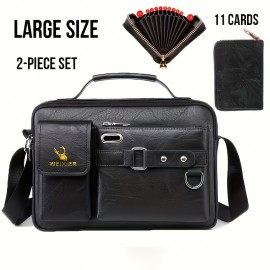 Black Large + Card Holder