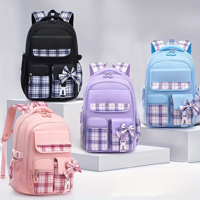 1pc simple fashion backpack waterproof breathable lightweight backpack details 0