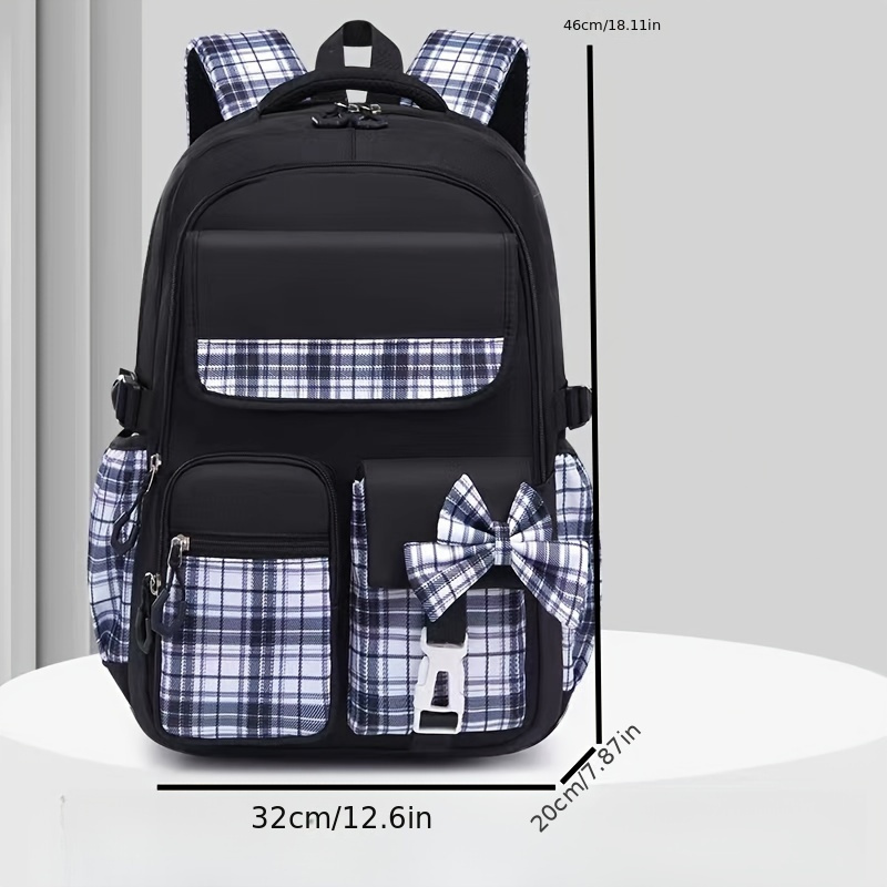 1pc simple fashion backpack waterproof breathable lightweight backpack details 5