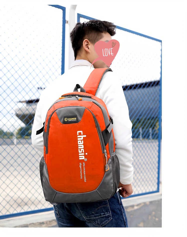 middle school students backpack school backpack large capacity backpack leisure backpack details 6