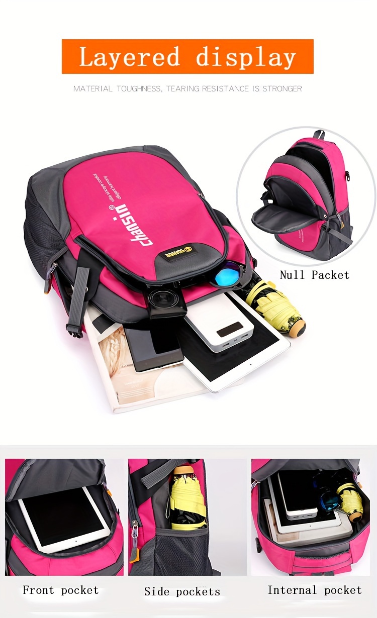 middle school students backpack school backpack large capacity backpack leisure backpack details 7