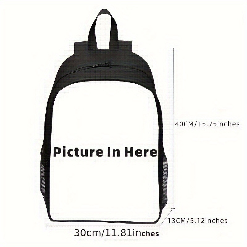 new printed student backpack for boys casual and lightweight large capacity suitable for outdoor activities details 0