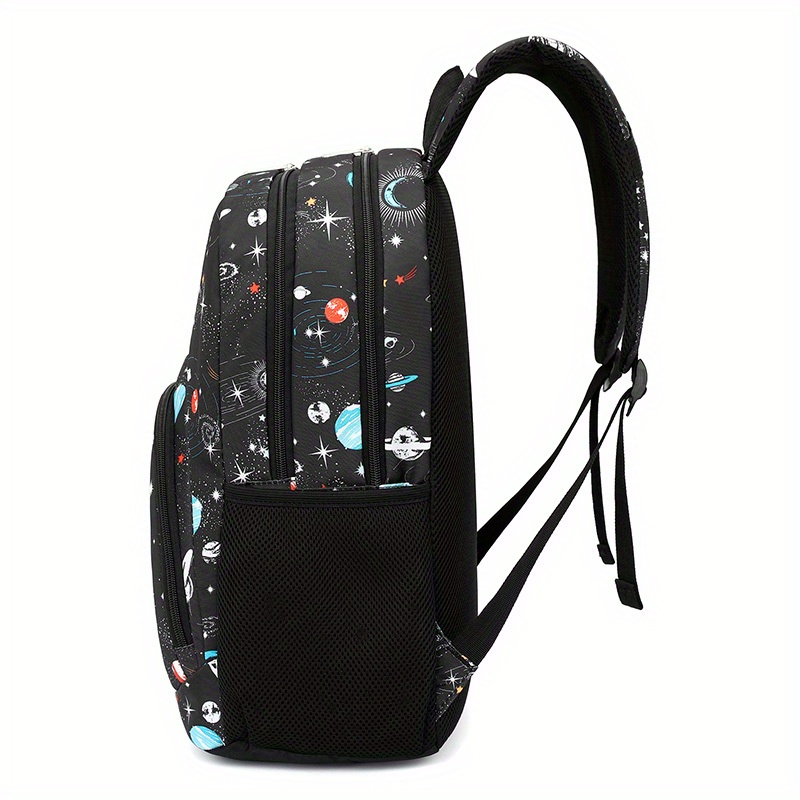 childrens casual print graffiti backpacks large capacity school bag casual lightweight daypack travel bag details 4