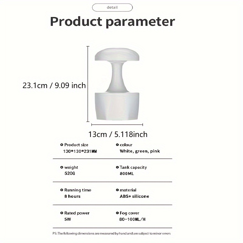 800ml swim upstream antigravity humidifier with anti gravity technology essential oil diffuser night light and sprayer enhance air quality and relaxation details 3