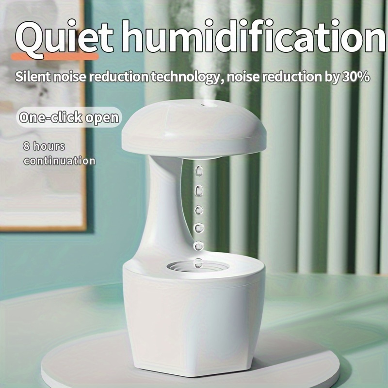 800ml swim upstream antigravity humidifier with anti gravity technology essential oil diffuser night light and sprayer enhance air quality and relaxation details 5