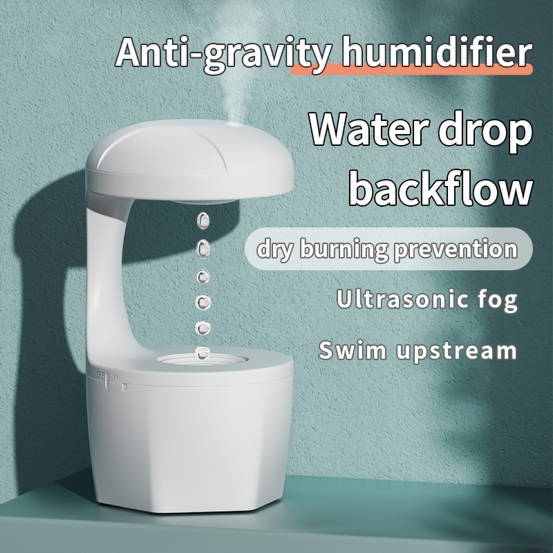 800ml swim upstream antigravity humidifier with anti gravity technology essential oil diffuser night light and sprayer enhance air quality and relaxation details 6