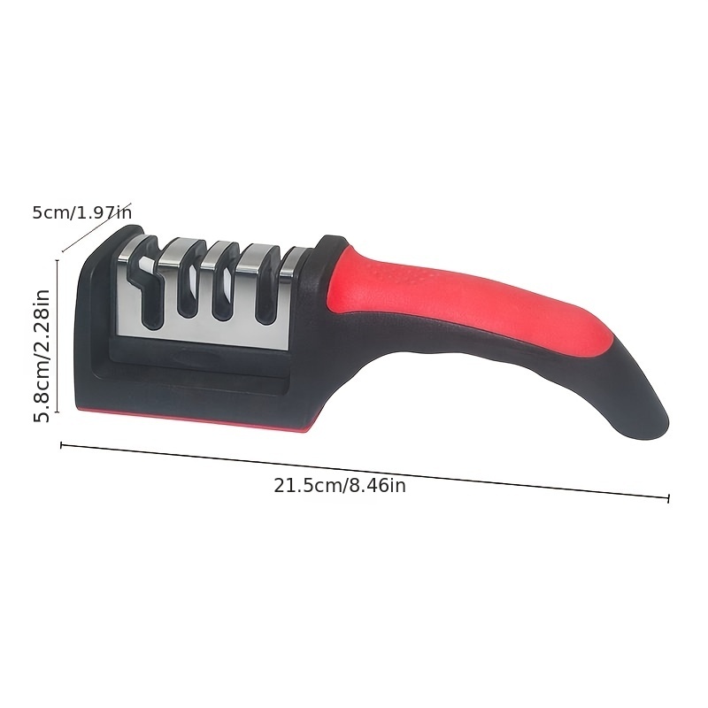 knife sharpener 4 stages professional kitchen sharpening stone grinder knives whetstone tungsten diamond ceramic sharpener tool details 2