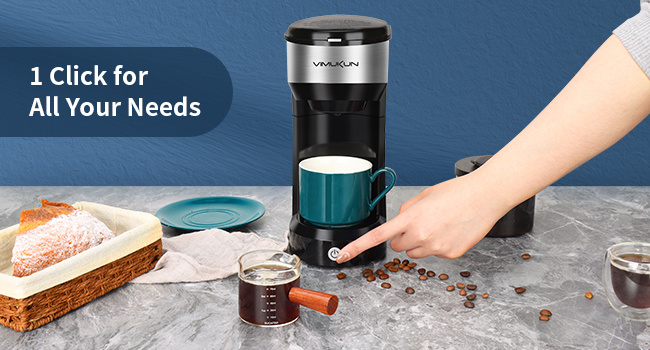 single serve coffee maker coffee brewer for k cup single cup capsule and ground coffee single cup coffee maker with 6 to 14oz reservoir small size details 3