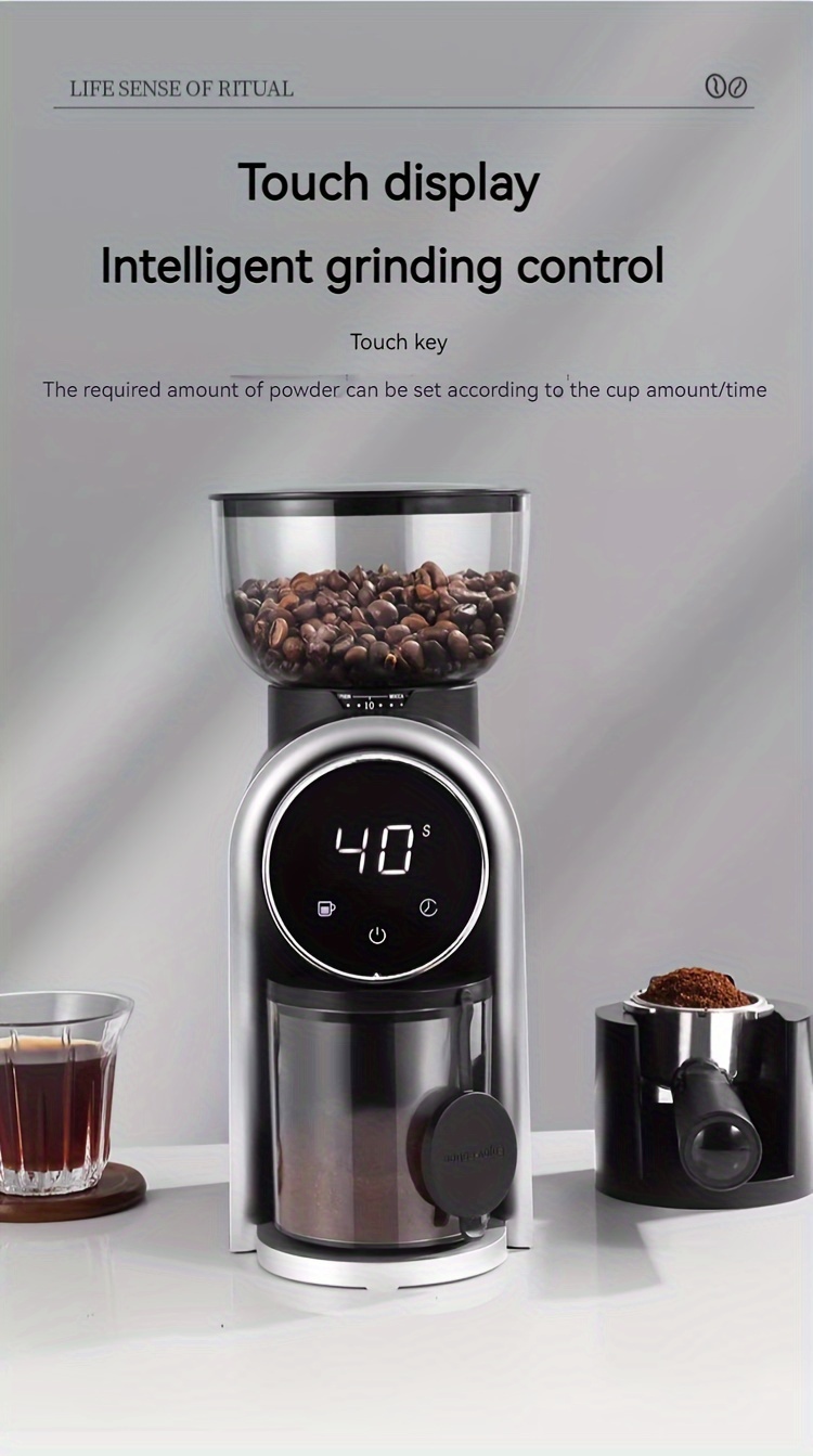 household commercial coffee grinder hand brewed coffee grinder details 9