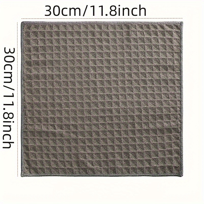 1pc lint free barista towel for coffee machines and tea shops absorbent and durable cleaning cloth for milk and spills small square white towel details 0